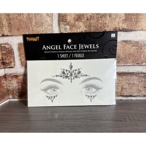 New Spirit of‎ Halloween Angel Face Jewels 1 Sheet